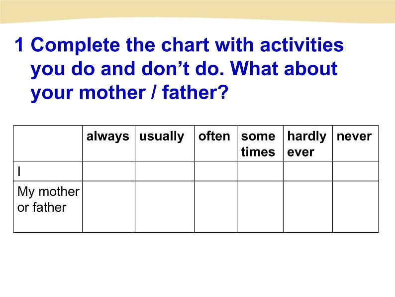 Unit 2 How often do you exercise？课件+音频人教新目标版八年级英语上册06