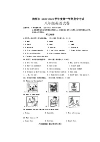 河北省唐山市滦州市2023-2024学年八年级上学期11月期中英语试题