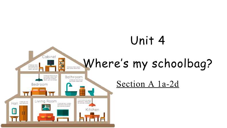 人教新目标版英语七年级上册 Unit 4 Where’s my schoolbag-Section A 1a-2d课件01