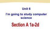 Unit 6 I’m going to study computer science课件+音频人教版新目标八年级英语上册