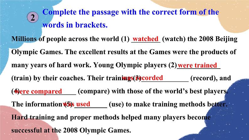 外研版英语九年级上册Unit 3Language in useModule 8 Sports life课件PPT06