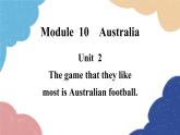 外研版英语九年级上册Unit 2The game that they likemost is Australian football.Module 10 Australia课件PPT