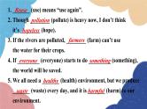 外研版英语九年级上册Unit 3Language in useModule 12 Save our world课件PPT