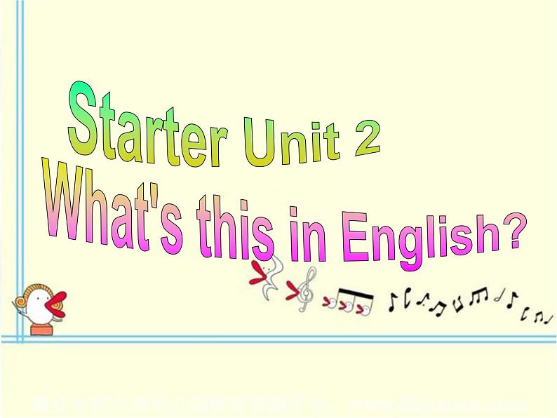 Starter Unit 2 课件+音频人教版新目标初中英语七年级上册02