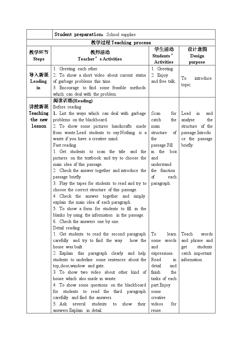 【核心素养目标】人教版初中英语九年级全册 Unit 13 We're trying to save the earth! Section B 2a-2e课件+教案+同步练习（含反思和答案）02