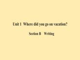 Unit 1 Where did you go on vacation Section B Writing 课件