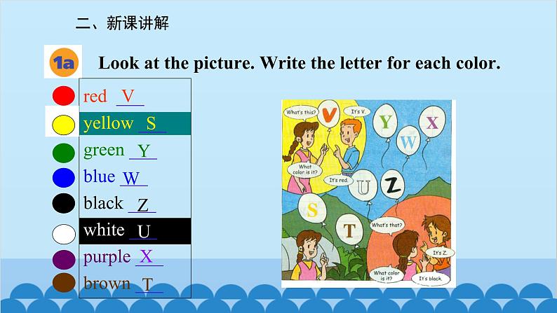 人教新目标版英语七年级上册  Starter Unit 3 What color is it (1a-2e)课件第3页