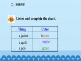 人教新目标版英语七年级上册  Starter Unit 3 What color is it (3a-4d)课件