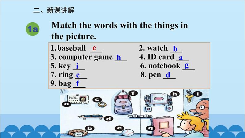 人教新目标版英语七年级上册 Unit 3 Is this your pencil-Section B (1a-1e)课件03