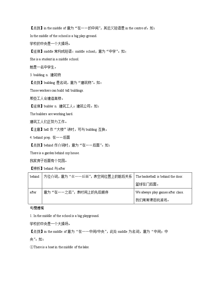 外研版英语七年级上册 Module 3 Unit 2教案02