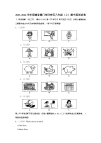 2023-2024学年福建省厦门市同安区八年级上学期期中英语试卷（含答案解析）