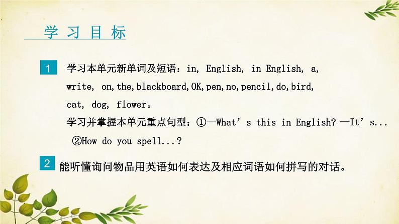 外研版英语七年级上册 Unit 1What 's this in EnglishStarter  Module 3 My English book课件第2页