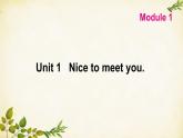 外研版英语七年级上册 Unit 1 Nice to meet you. Module 1课件