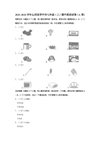 山西省晋中市2023-2024学年七年级上学期期中英语试卷（A卷）