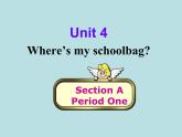 人教新目标版英语七年级上册 Unit 4 Where's my schoolbag-Section A1课件