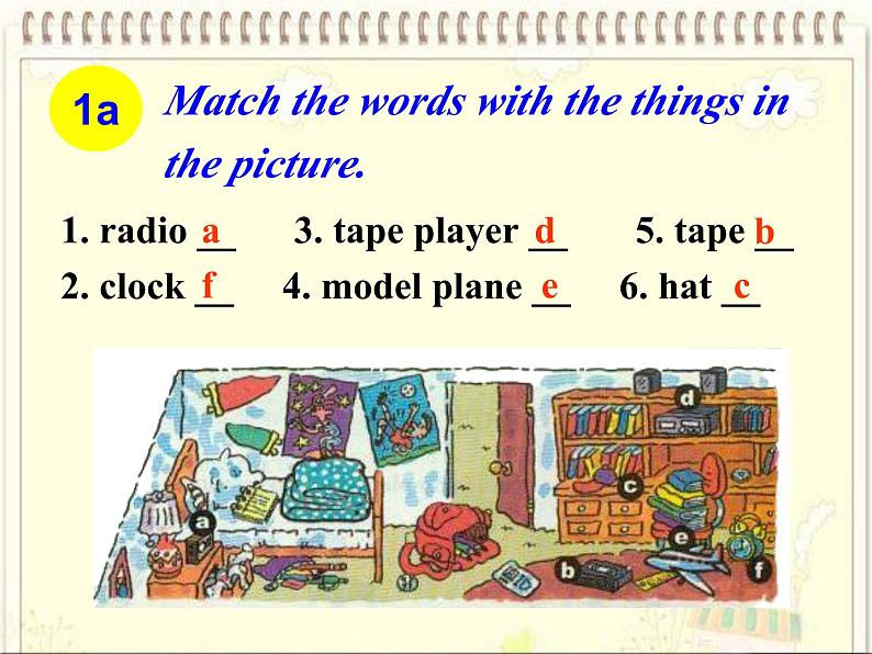 人教新目标版英语七年级上册 Unit 4 Where 's my schoolbag-Section B 1课件第6页