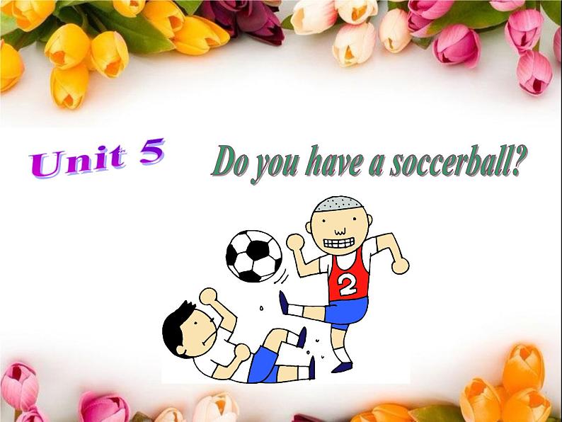 人教新目标版英语七年级上册 Unit 5 Do you have a soccer ball？Section A 1课件01