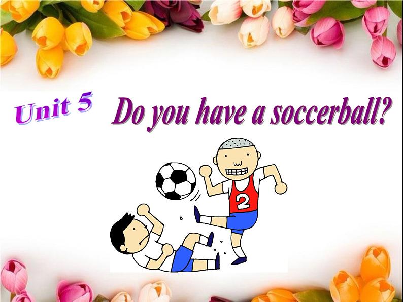 人教新目标版英语七年级上册 Unit 5 Do you have a soccer ball？Section A 2课件第1页