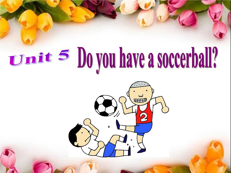 人教新目标版英语七年级上册 Unit 5 Do you have a soccer ball？Section B 1课件01