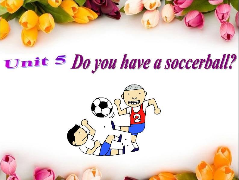 人教新目标版英语七年级上册 Unit 5 Do you have a soccer ball？Section B 2课件01