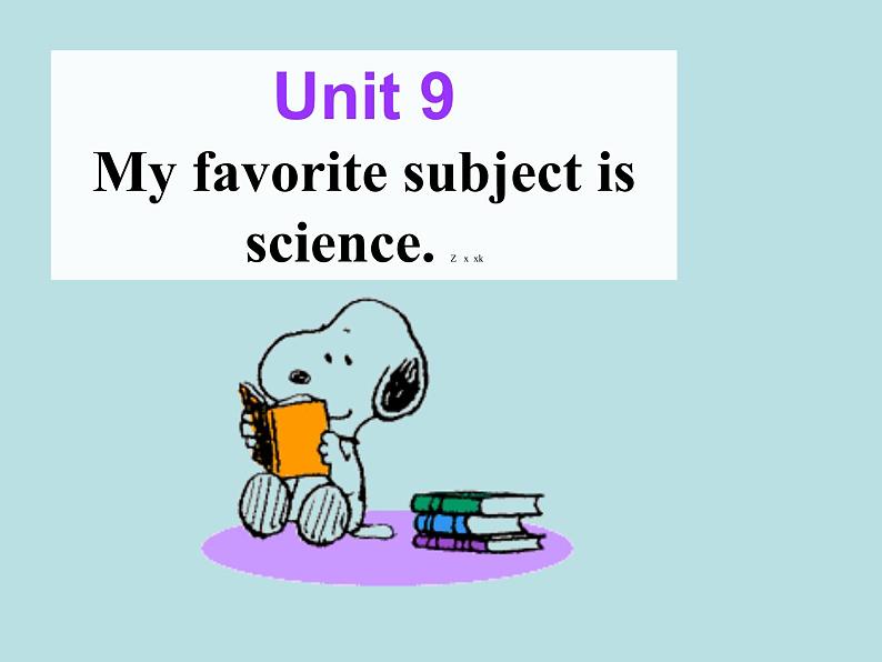 人教新目标版英语七年级上册 Unit 9 My favorite subject is science  Section A2课件01