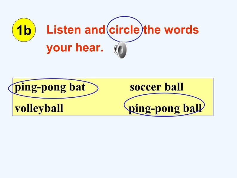 人教新目标版英语七年级上册 Unit 5 Do you have a soccer ball-Section A 1课件08