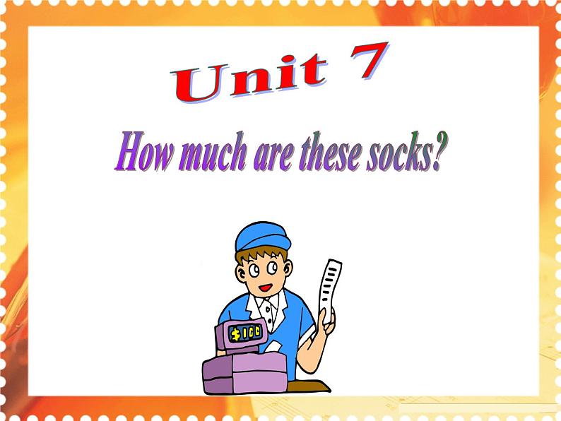 人教新目标版英语七年级上册 Unit 7 How much are these socks-Section A 2课件第2页