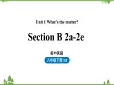 人教新目标版英语八年级下册Unit1 What's the matter（SectionB 2a-2e）课件