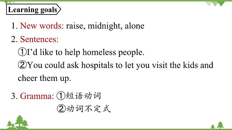 人教新目标版英语八年级下册Unit2 I’ll help to clean up the city parks（Grammar Focus-4c）课件第2页