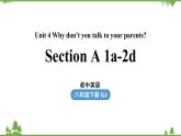 人教新目标版英语八年级下册Unit4 Why don't you talk to your parents（SectionA 1a-2d）课件