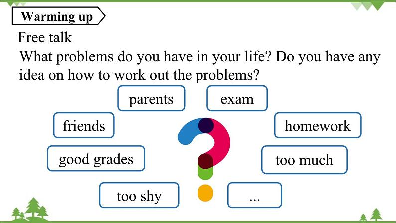 人教新目标版英语八年级下册Unit4 Why don't you talk to your parents（SectionA 1a-2d）课件03