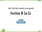 人教新目标版英语八年级下册Unit4 Why don't you talk to your parents（SectionB 2a-2e）课件