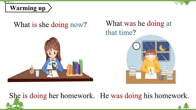 人教新目标版英语八年级下册Unit5 What were you doing when the rainstorm came（Grammar Focus-4c）课件第3页