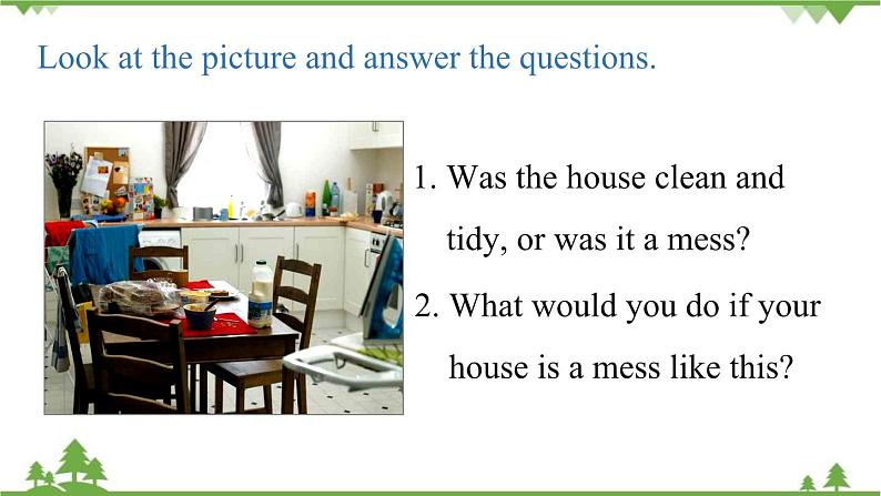 人教新目标版英语八年级下册Unit3 Could you please clean your room（SectionA 3a-3c）课件04