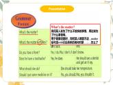 【核心素养目标】人教版初中英语八年级下册 Unit1 What's the matter Section A Grammar Focus-4c教案+课件