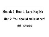 外研版英语八年级上册 Module 1 Unit 2 课件