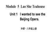 外研版英语八年级上册 Module 5 Unit 1 课件