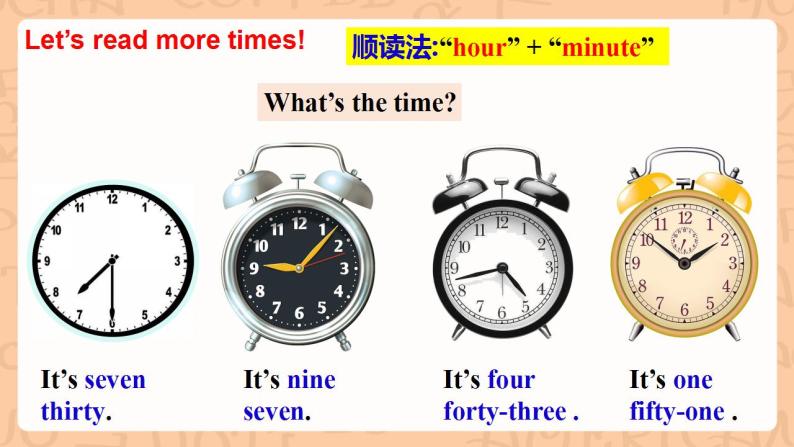 人教新目标版英语七下Unit 2《What time do you go to school ？》SectionA (1a-2c ) 课件+素材包07
