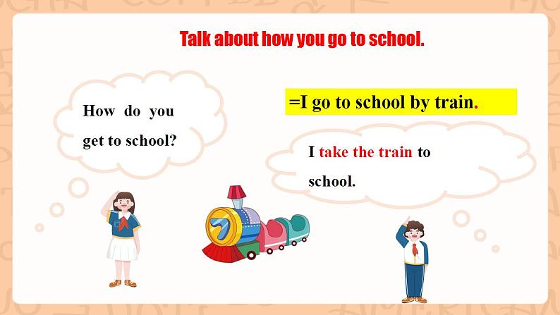 人教新目标版英语七下Unit 3《 How do you get to school ？》  SectionA 1a-2d 课件 +素材包08