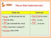 人教新目標(biāo)版英語七下Unit 4《Don’t eat in class》SectionB 3a-selfcheck 寫作優(yōu)質(zhì)課件+視頻