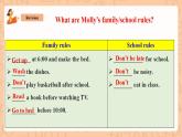 人教新目标版英语七下Unit 4《Don’t eat in class》SectionB 3a-selfcheck 写作优质课件+视频