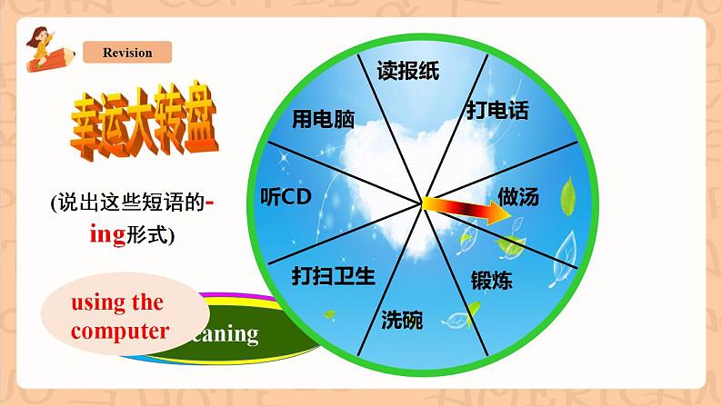 人教新目标版英语七下Unit 6《I’m watching TV.》  SectionA 2d&Grammar focus-3c课件+素材包04