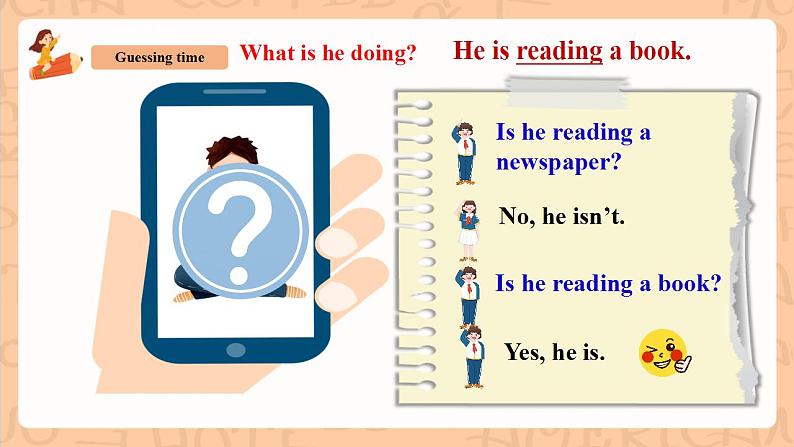 人教新目标版英语七下Unit 6《I’m watching TV.》  SectionA 2d&Grammar focus-3c课件+素材包07