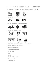 辽宁省铁岭市铁岭县2023-2024学年九年级上学期期中英语试卷