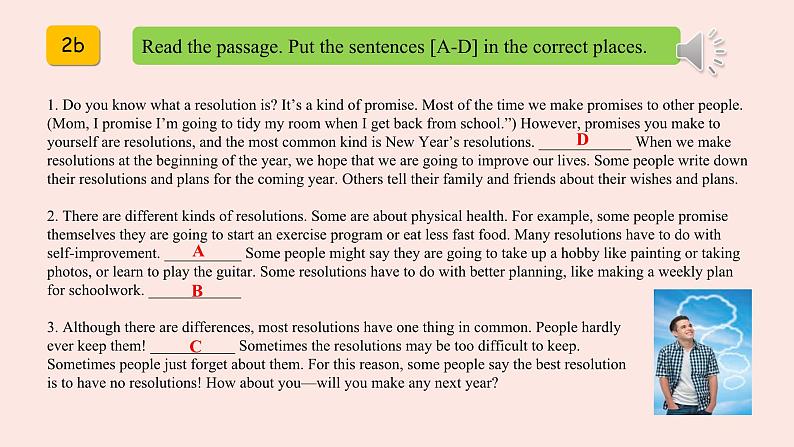 人教新目标Go For It八年级英语上册 Unit6 I’m going to study computer science SectionB 2a-2e   英语课件第3页