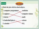 人教新目标Go For It八年级英语上册 Unit6 I’m going to study computer science SectionB 3a-Self Check   英语课件