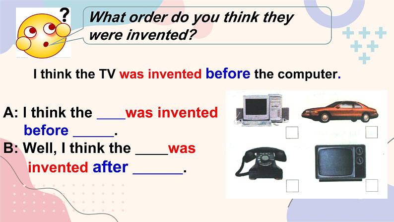 人教新目标Go For It九年级英语全册 Unit6 When was it invented？ SectionA 1a-1c   英语课件07