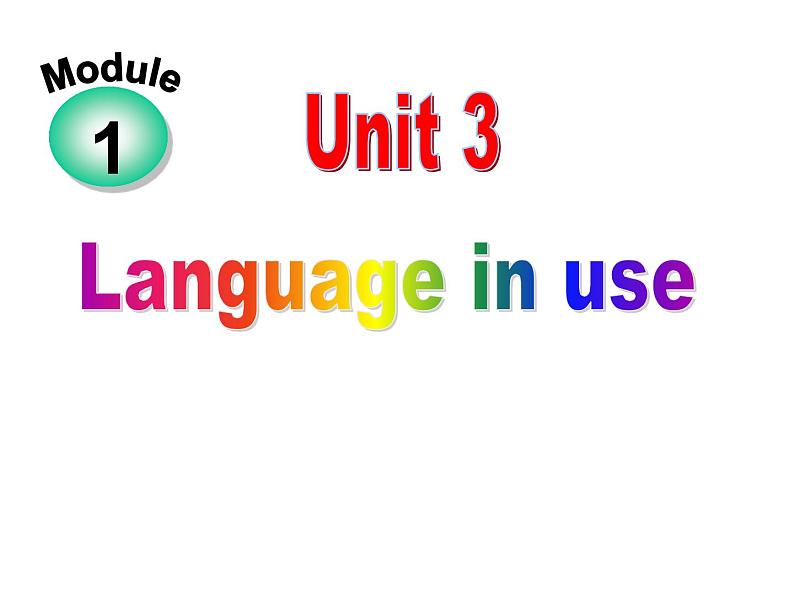 外研版英语九年级上册 M1 U3 课件02