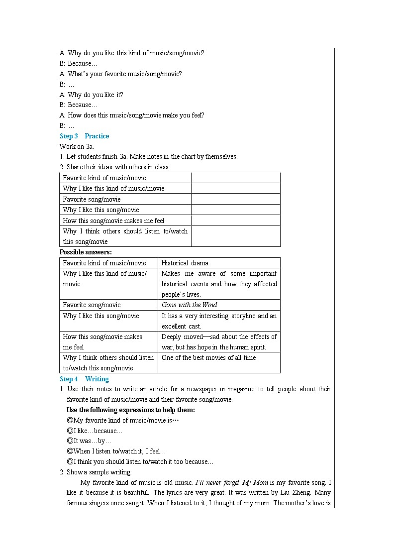 人教版英语九下UNIT 9 Section B 3a-Self Check（第5课时）课件+教案+练习02