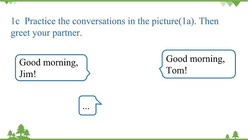 人教新目标版英语七年级上册 Starter Unit 1 Good morning!（1a-2e）（课件+音频）08